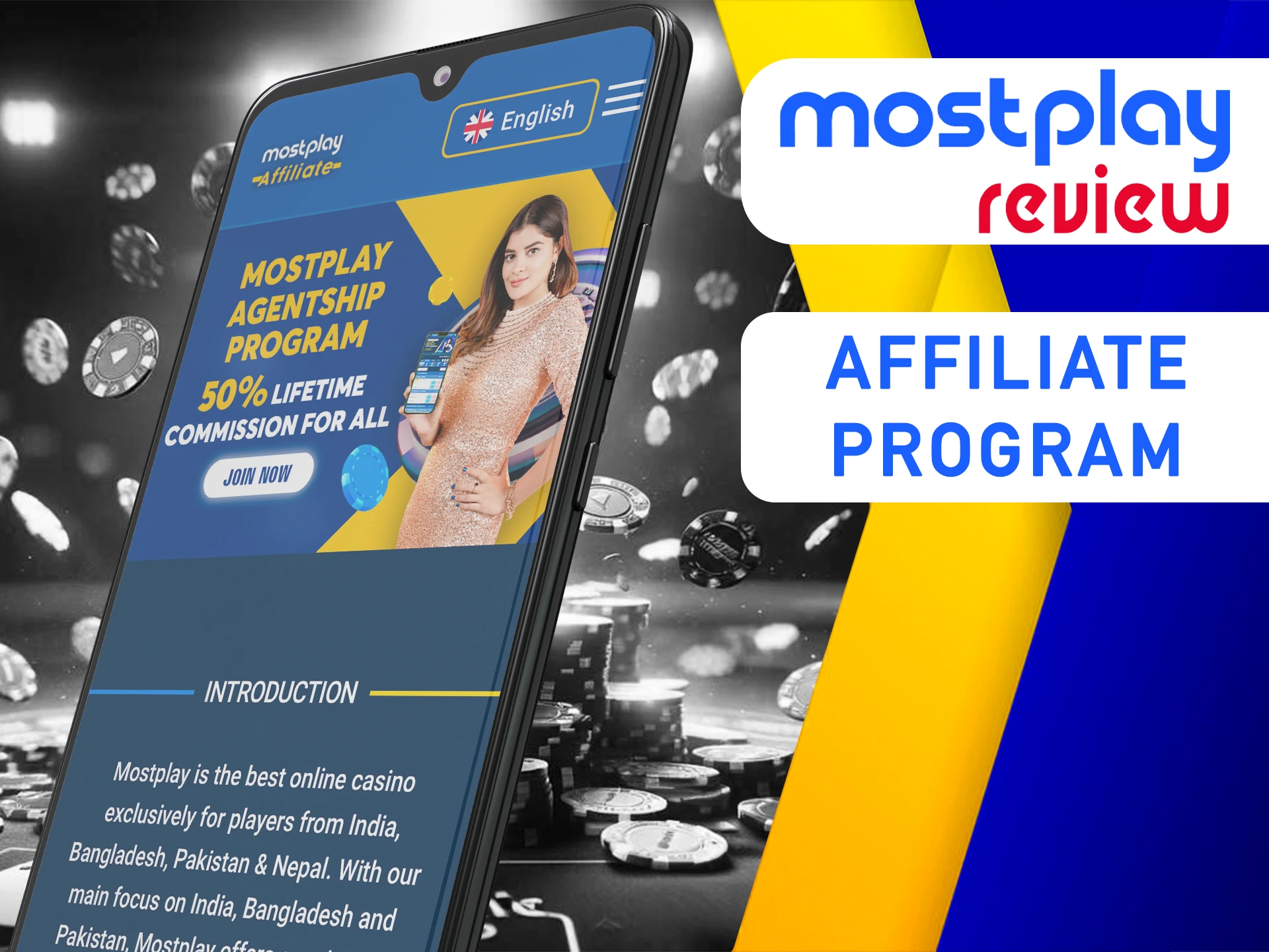 Participate in the affiliate program from Mostpaly.
