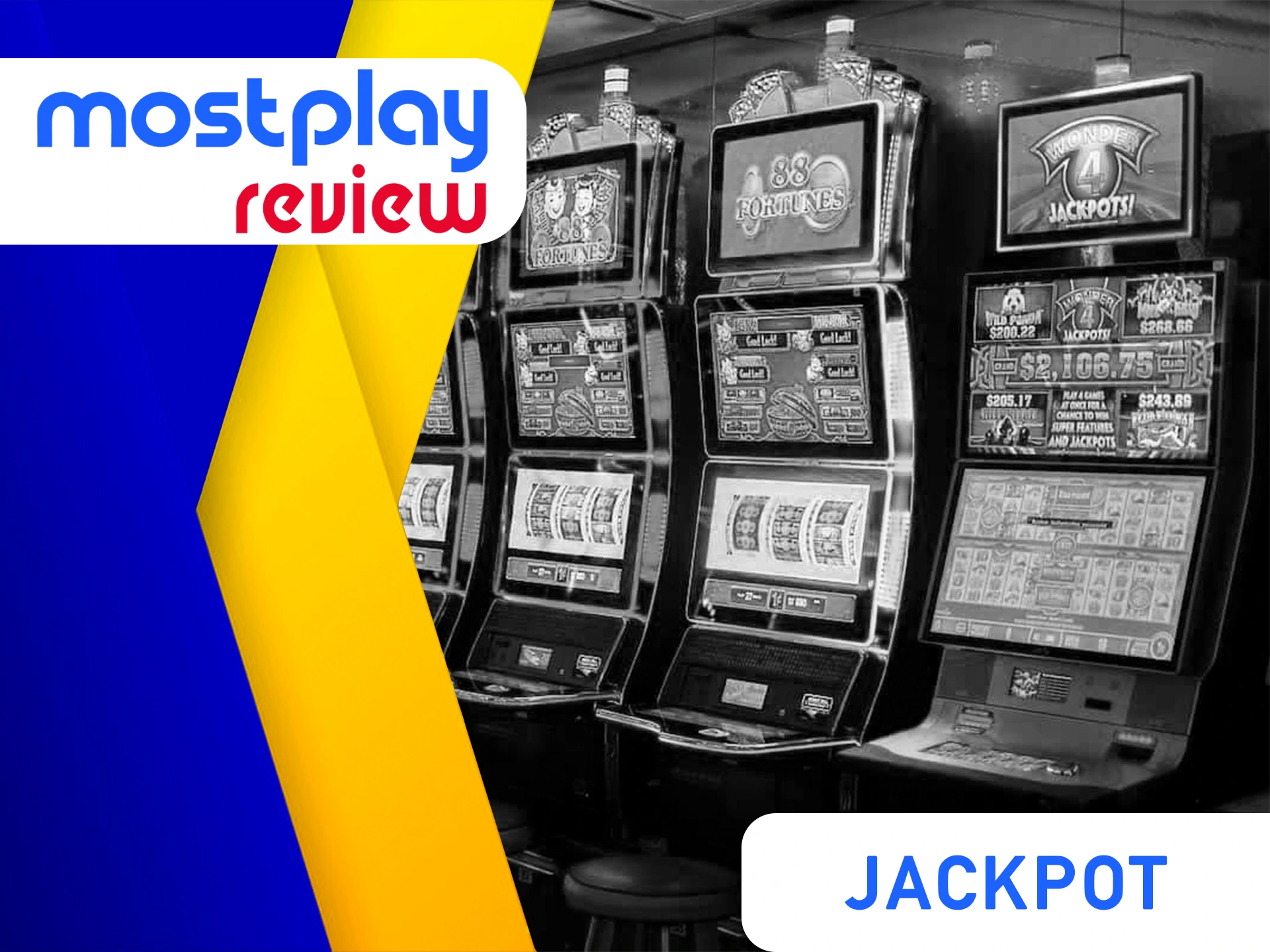 Play jackpot games at the Mostplay casino.